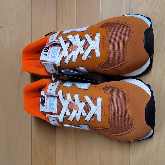New Balance 574 Cordura Rust Morning Fog Orange Mens Shoe Sneaker ML574HS2 - Picture 4 of 13